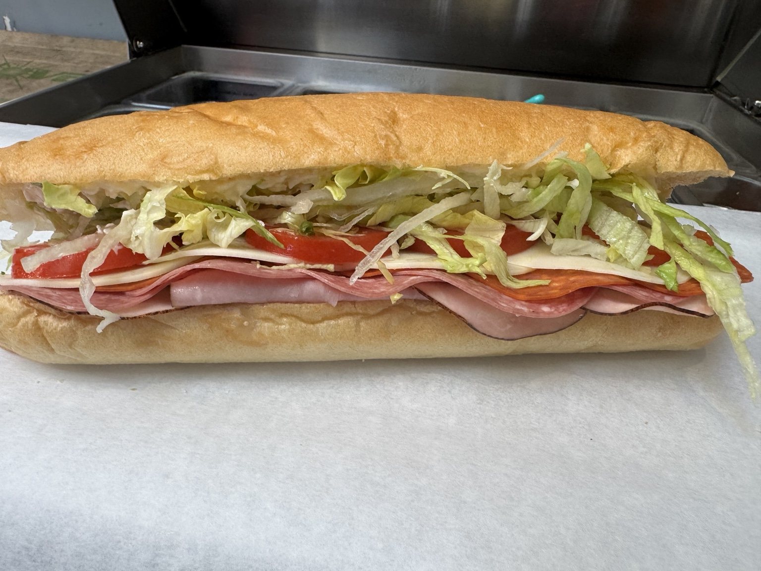 Italian sub at Taylors' Pizza House